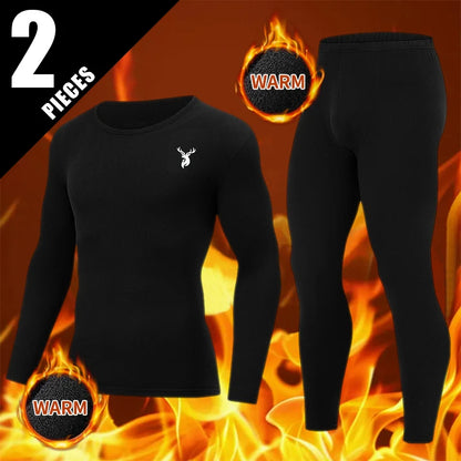 Men's Thermal Base Layer Top – Warm Long-Sleeve Undershirt