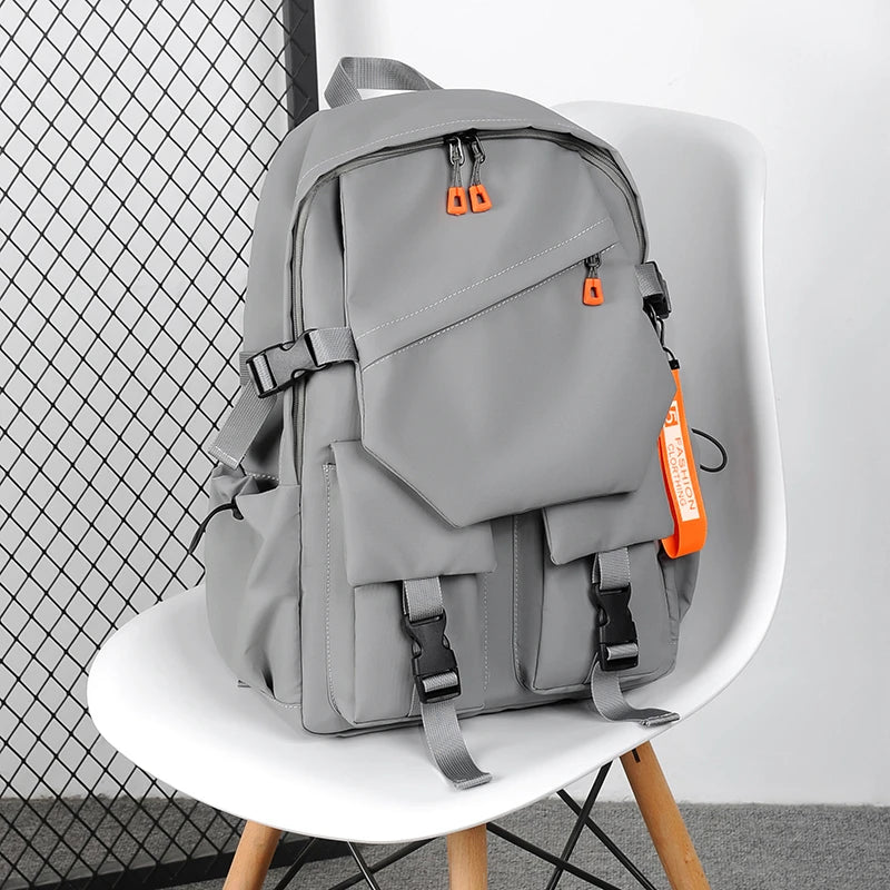Luxury Men's 15.6" Laptop Backpack - Waterproof High-Capacity Travel & School Bag