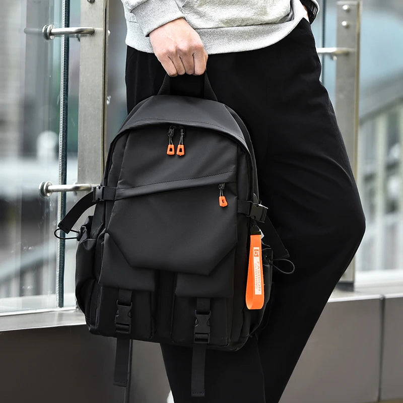 Luxury Men's 15.6" Laptop Backpack - Waterproof High-Capacity Travel & School Bag