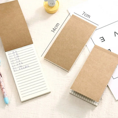 Bloc-note tascabile in carta kraft – Lista di cose da fare con fogli strappabili per scrapbooking e cartoleria