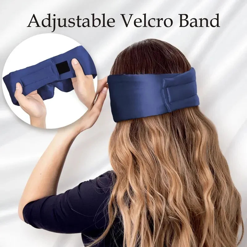 Silk-Touch Sleep Mask – Padded Light-Blocking Eye Mask