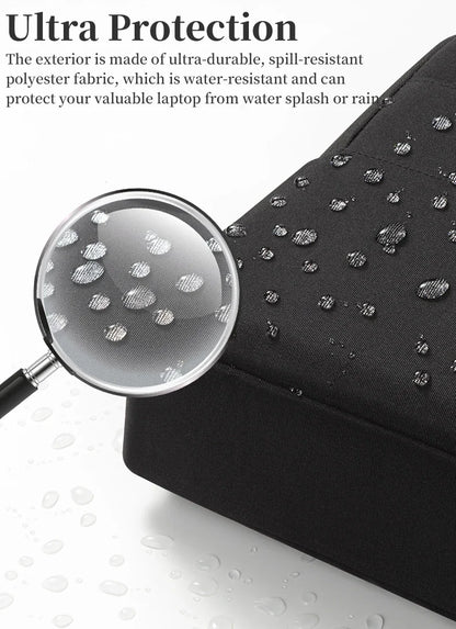 Borsa da ufficio per laptop da uomo 15,6"-17,3" - Adatta per MacBook Pro 16, HP, Acer e Asus