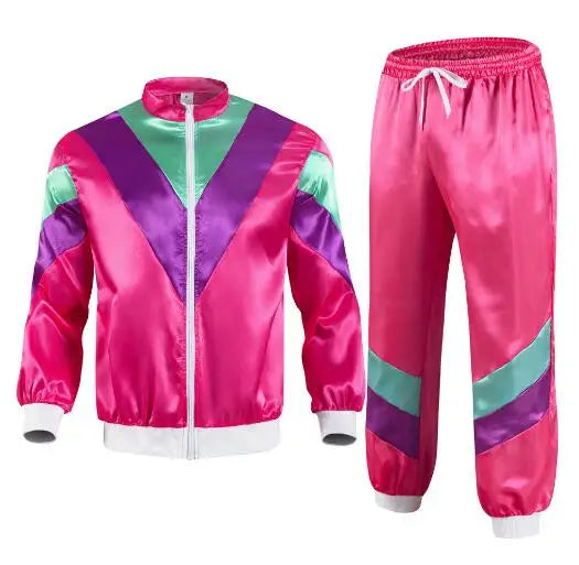 80s & 90s Retro Tracksuit Costume Set