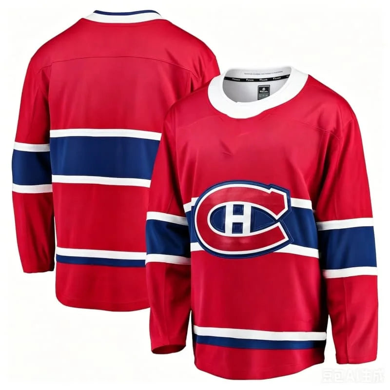 2026 Montreal Canadiens Dobson #53 Hockey Jersey | Classic Red White V-Neck Fan Top