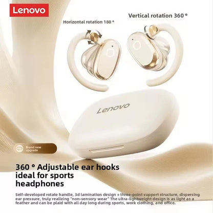 Lenovo EA366 kabellose Open-Ear-Ohrhörer – Bluetooth-Kopfhörer mit Ohrbügel und Ladeetui