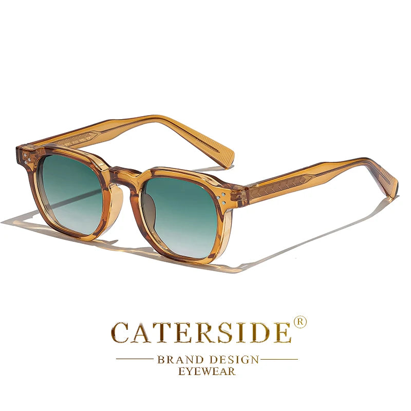 Caterside Fashion Sunglasses – Square Frame UV400 for Men & Women | Travel, Party & Festival
