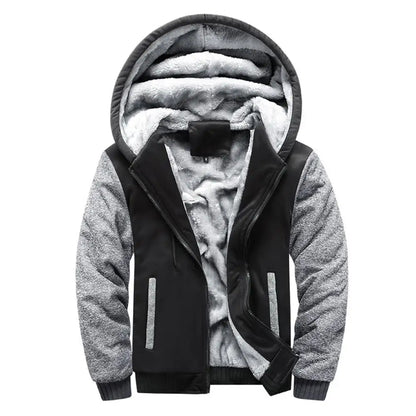 WHWR Giacca con cappuccio e zip mimetica da uomo