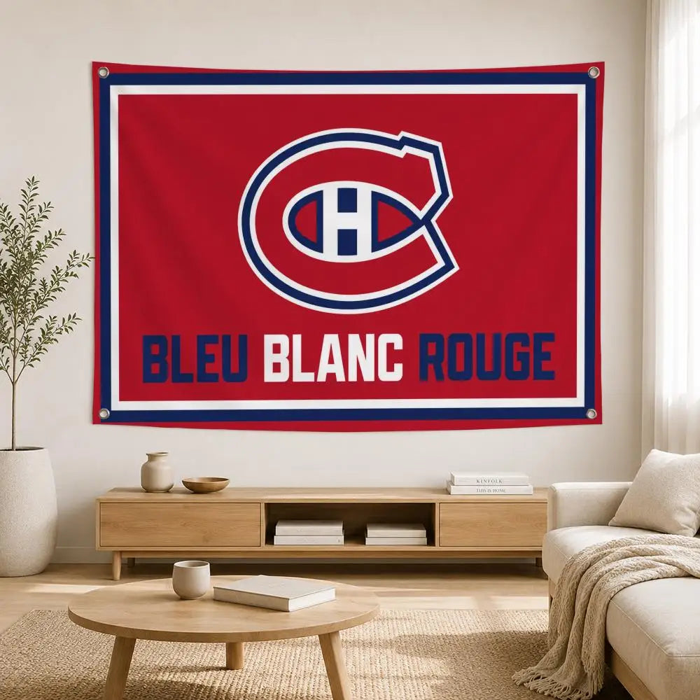 Montreal Canadiens Garden Flag | Indoor & Outdoor Yard Banner for Patio, Porch & Fan Cave