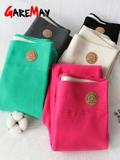 Leggings de invierno de cintura alta para mujer GareMay