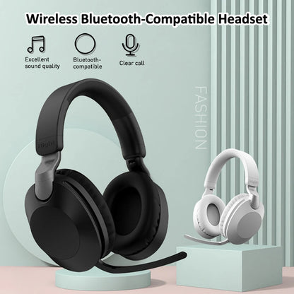 Auriculares inalámbricos Bluetooth circumauriculares – BT 5.1, micrófono integrado, conexión por cable o inalámbrica