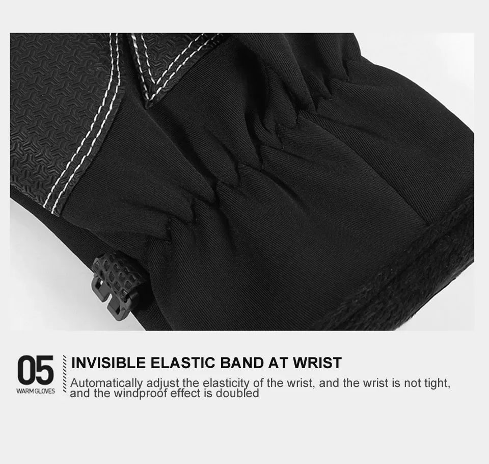 Flip-Finger Fishing Gloves – Fleece-Lined Touchscreen Winter Gloves