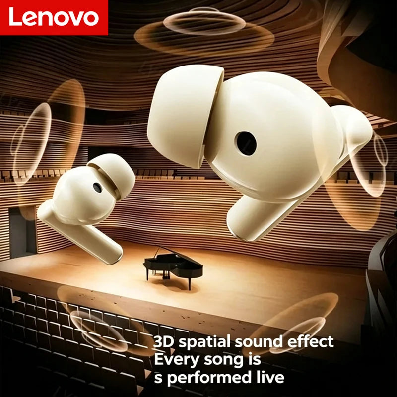 Lenovo TA210 Wireless Over-Ear Headphones – Bluetooth 5.3, Built-In Mic, Noise Isolating