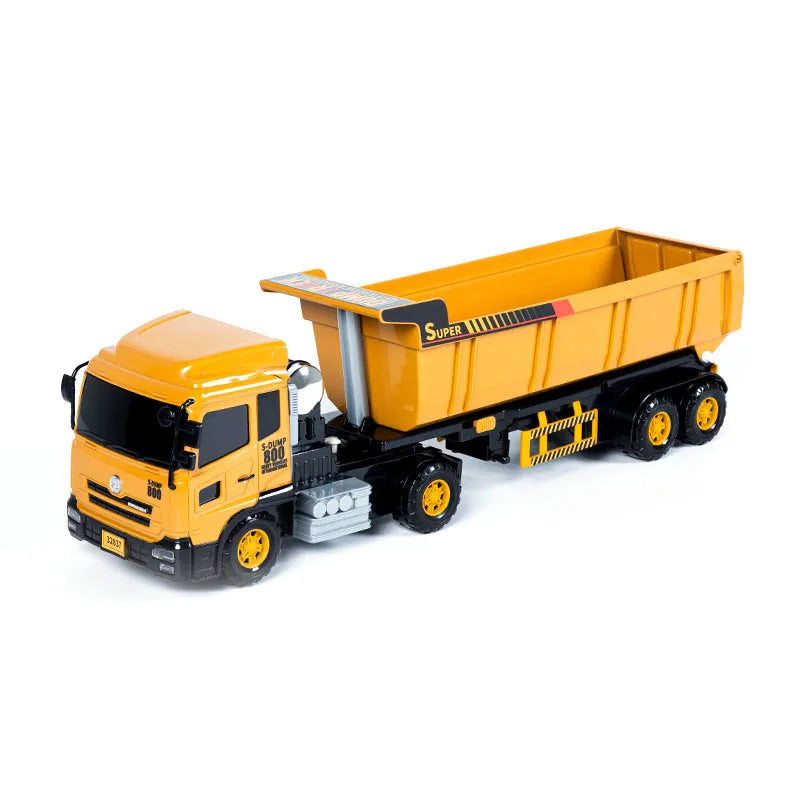 Large Dump Truck Toy with Unloading Bed – Realistic Construction Model