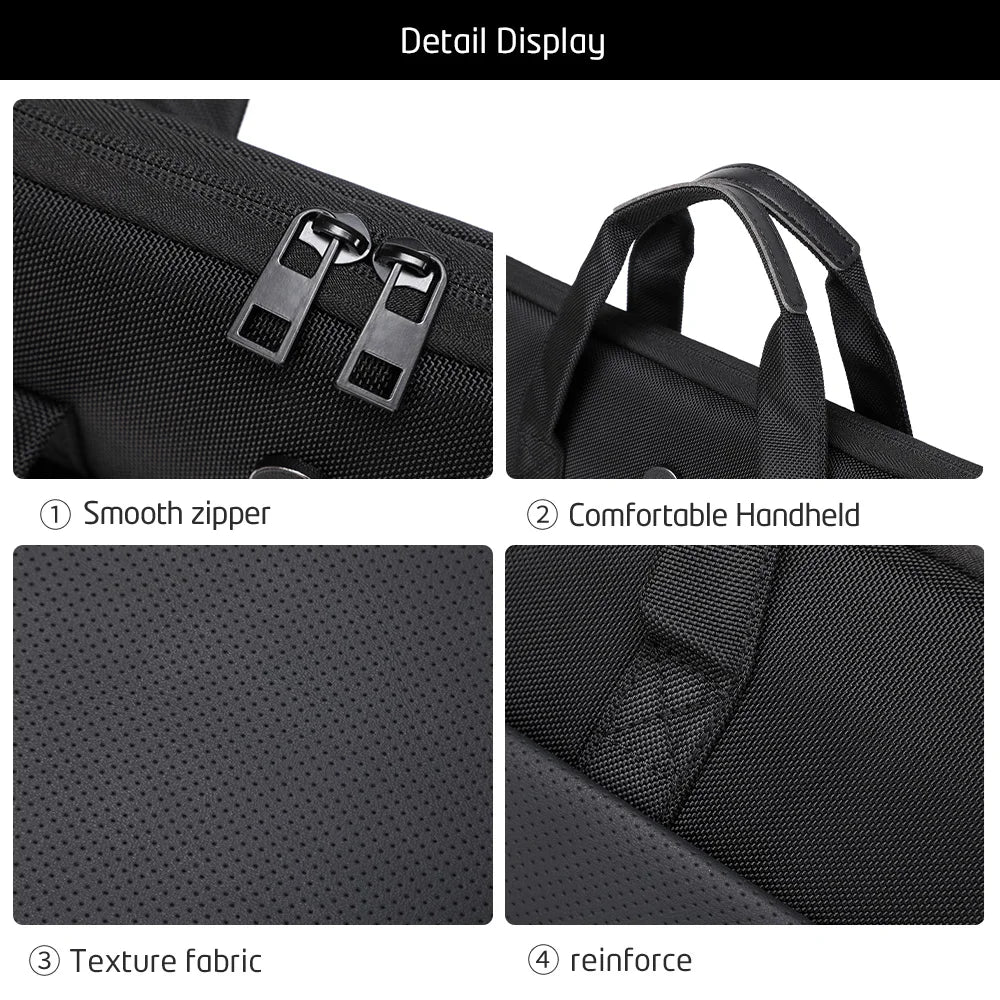 Laptop Handbag 14"-15.6" - Portable Briefcase Sleeve for MacBook, HP, Dell & Acer