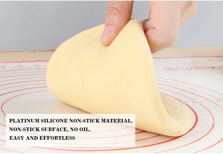 Silicone Baking & Pastry Mat – Non-Stick Dough Rolling Mat
