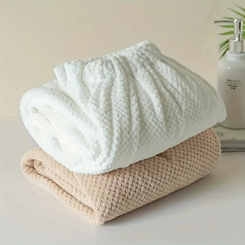 Bath Wrap & Hair Turban Set – Soft Microfibre Shower Wrap