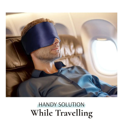 Silk-Touch Sleep Mask – Padded Light-Blocking Eye Mask