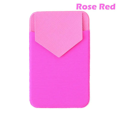 Stick-On Phone Card Holder – Silicone Phone Wallet Pocket