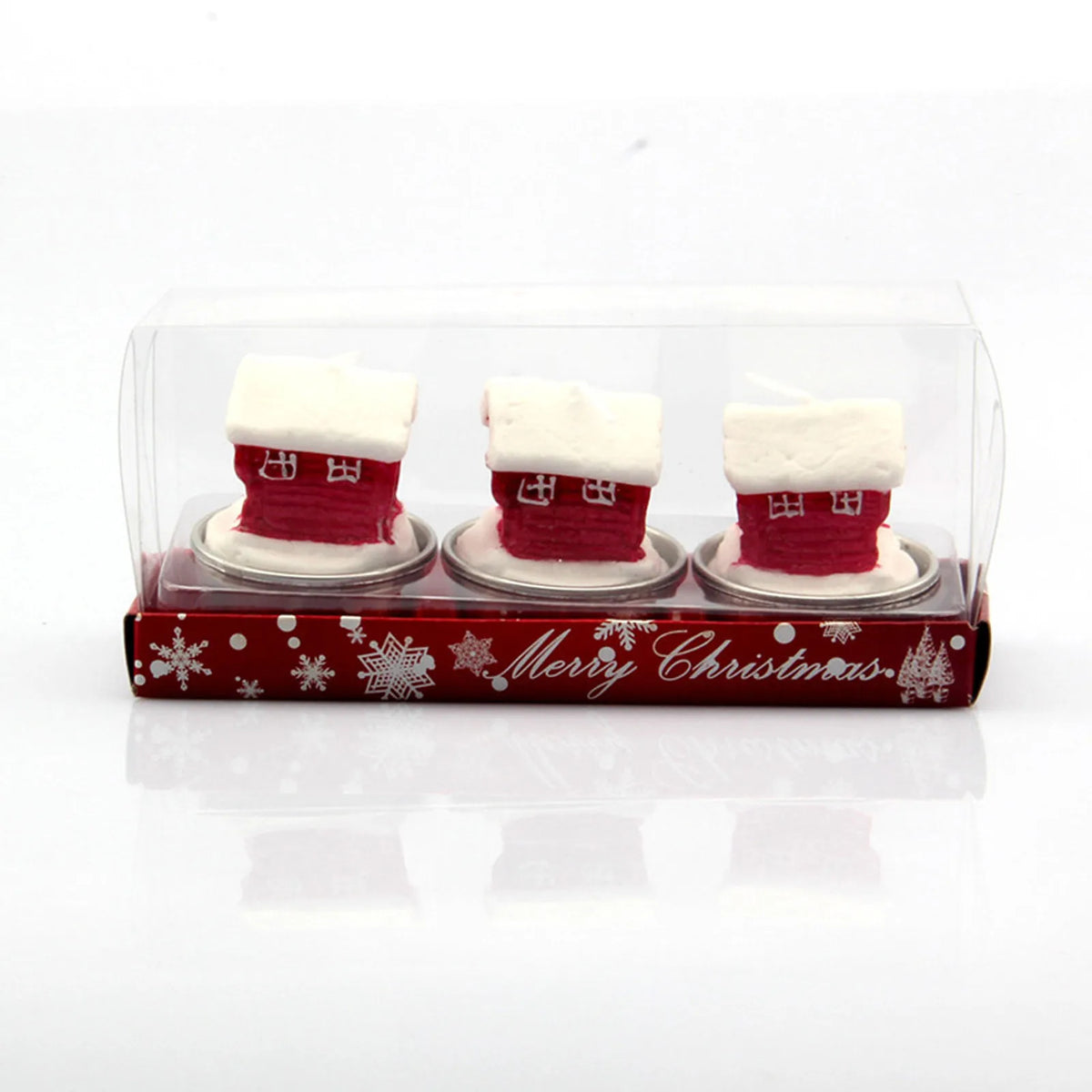 Christmas Tree Scented Candle Handmade Santa Claus Cute Soy Wax Candles Snowman Wedding Candles Home Decoration Party Xmas Gifts