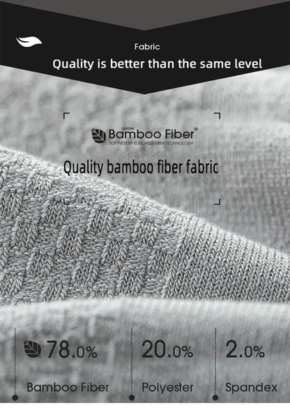 Men's Bamboo Low-Cut Socks – 5 Pairs, Soft & Breathable