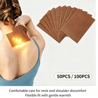 Air-Activated Heat Patches – 50 or 100 Self-Heating Warmers