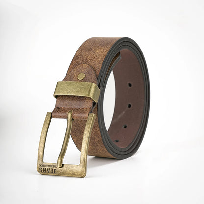 Cintura Western Retrò – Ecopelle con Fibbia in Metallo, Unisex