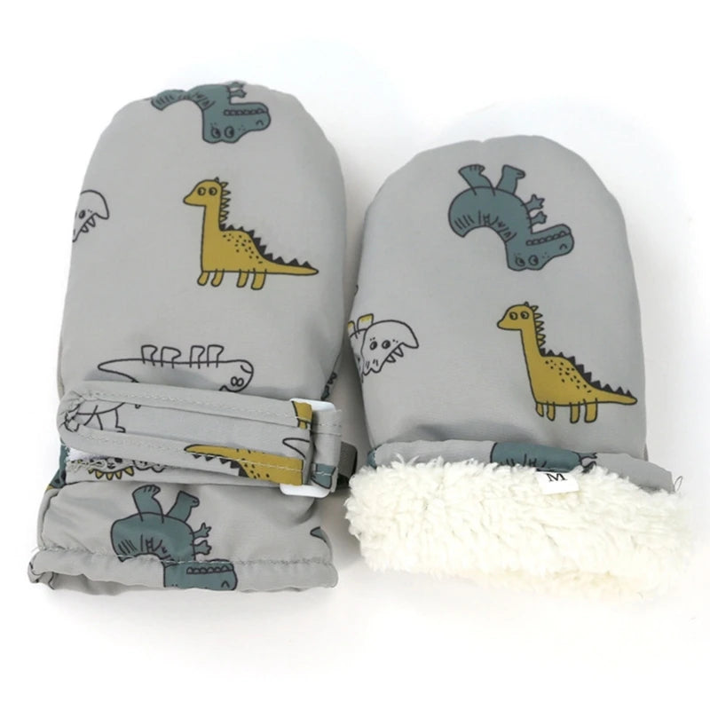 Toddler Ski Mittens – Non-Slip Snow Mittens for 6 Months to 4T