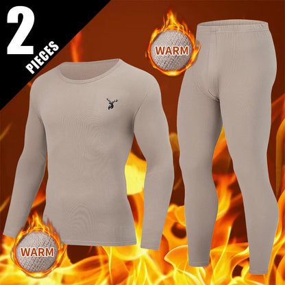 Men's Thermal Base Layer Top – Warm Long-Sleeve Undershirt
