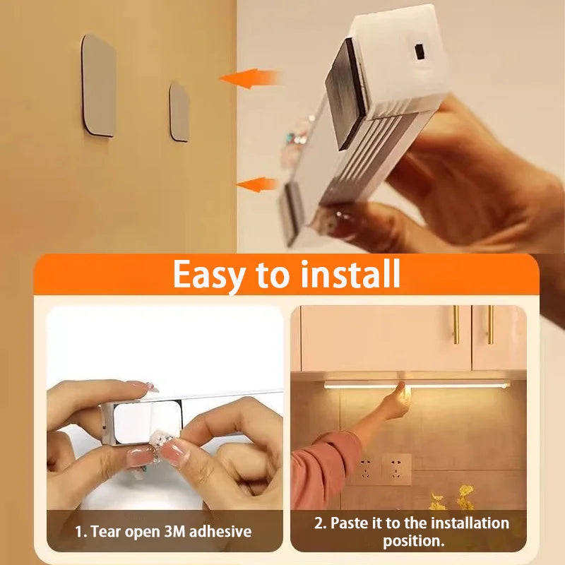 Rechargeable Motion Sensor LED Light Bar – Wireless Under Cabinet & Closet Light