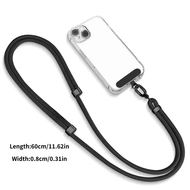 Crossbody Phone Lanyard – Adjustable Braided Phone Strap