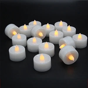 LED Candles 48/24/12 Pack Battery Operated Candles Batteries Lights Candles to Create Warm Ambiance Naturally Flickering Bright