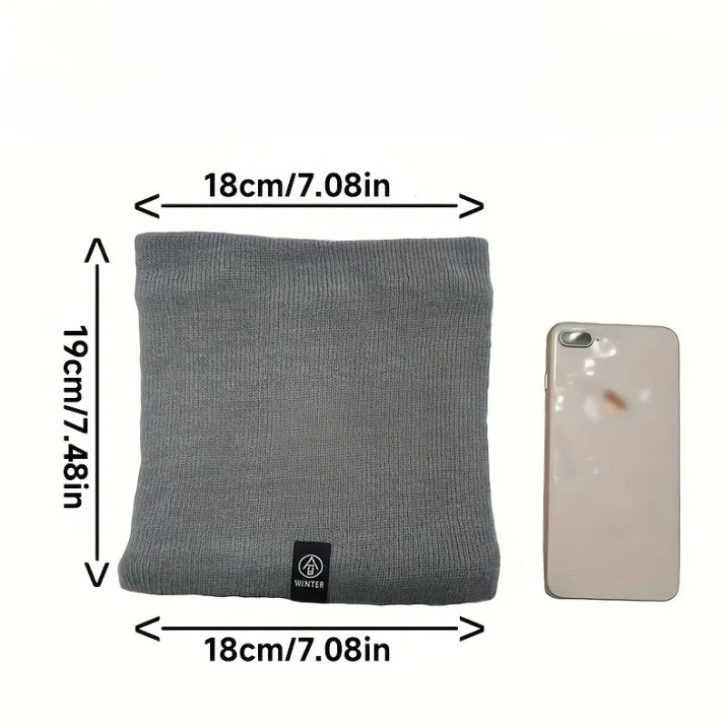 Fleece-Lined Winter Neck Warmer – Windproof Unisex Neck Gaiter