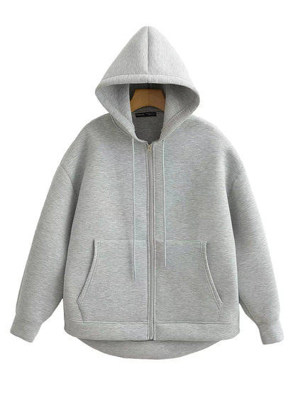 HH Damen Kapuzenjacke mit Reißverschluss und Taschen