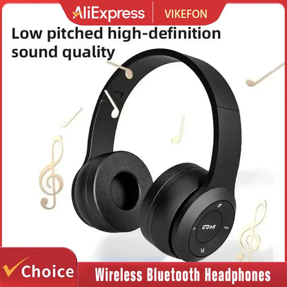 Foldable Bluetooth Headphones – Over-Ear Wireless with Mic