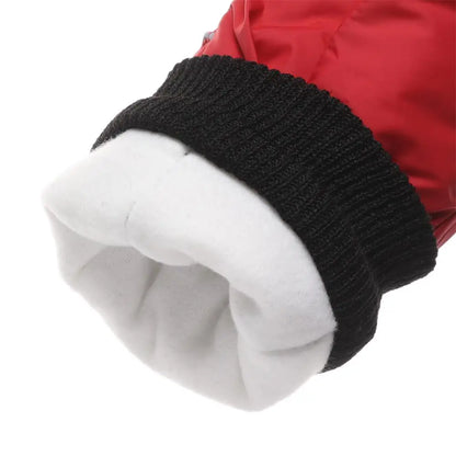 Guantes de esquí ajustables para niños – Guantes para nieve con forro de terciopelo (5–9 años)