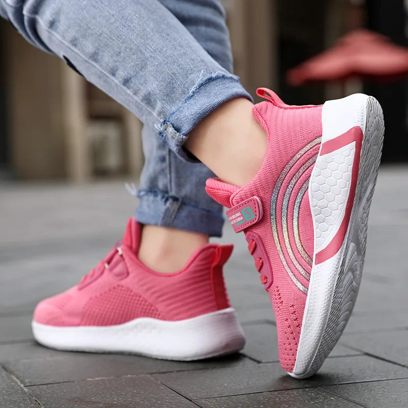 Girls' Mesh Running Sneakers