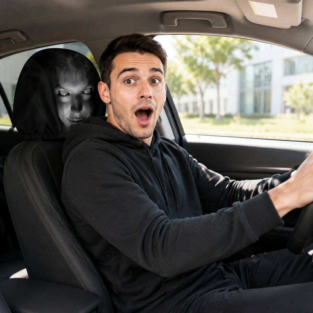 Car Headrest Funny Cover Accessories Interior Gadgets Decor Styling Ideas Seat Covers Vehicle Supplies Automobiles Parts