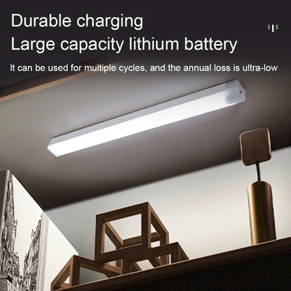 Wiederaufladbare LED-Lichtleiste mit Bewegungsmelder – Kabelloses Unterschrank- & Kleiderschranklicht