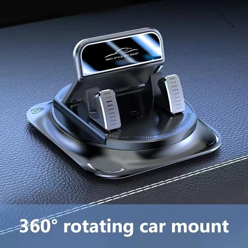 Silicone Dashboard Phone Holder – Anti-Slip Car Mount with 360° Rotation