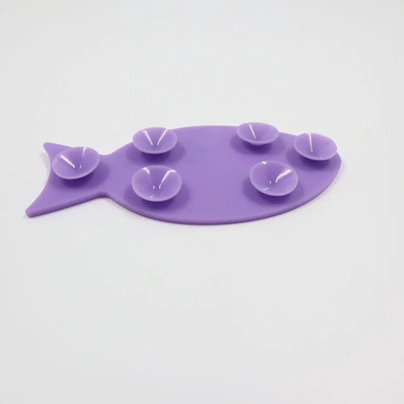 Lick Mat for Cats & Small Dogs – Suction-Cup Slow Feeder