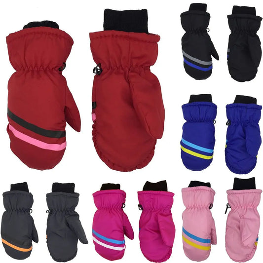 Kids' Ski Mittens – Water-Resistant Snow Mittens, Toddler to Age 13