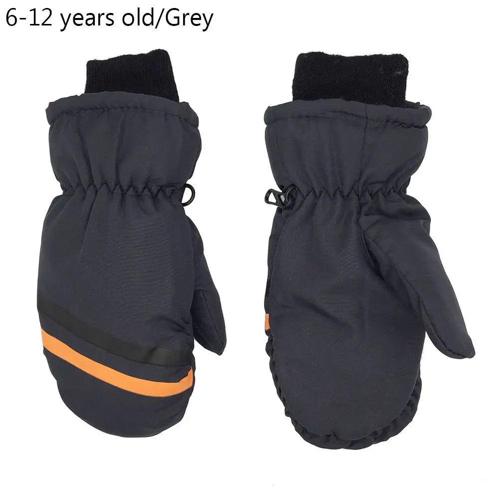 Kids' Insulated Snow Mittens – Long Cuff, Ages 1 to 12