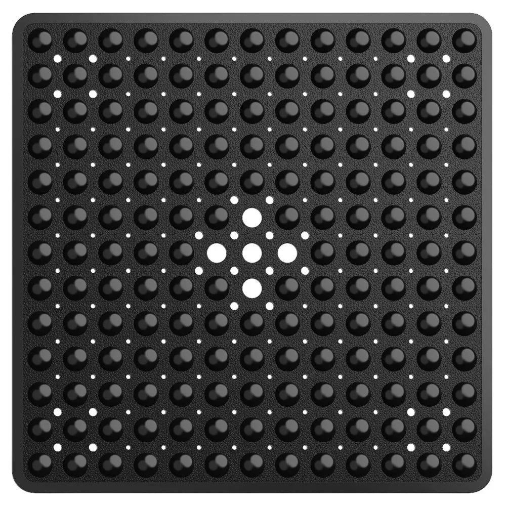 Non-Slip Shower Mat with Suction Cups, 53 x 53 cm