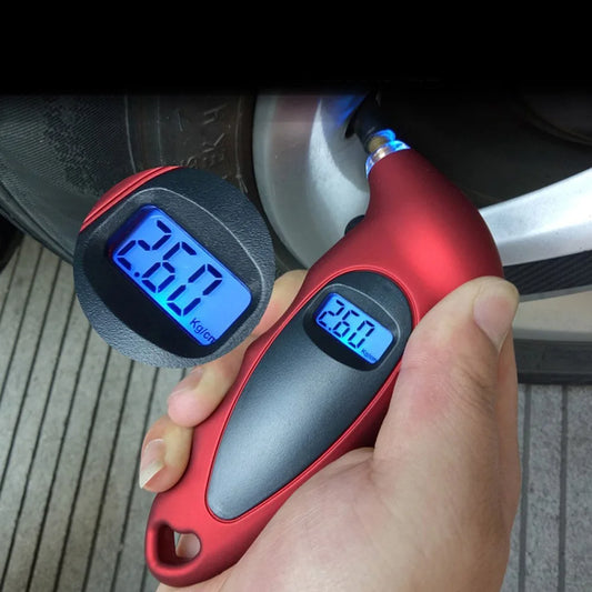 Digital Tire Pressure Gauge – Backlit LCD Car Tire Gauge