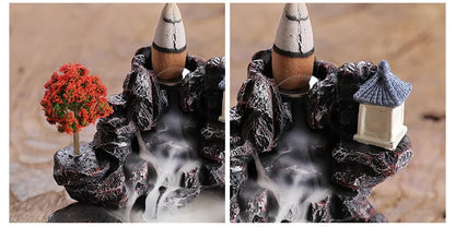 Backflow Incense Burner – Waterfall Incense Holder Decor
