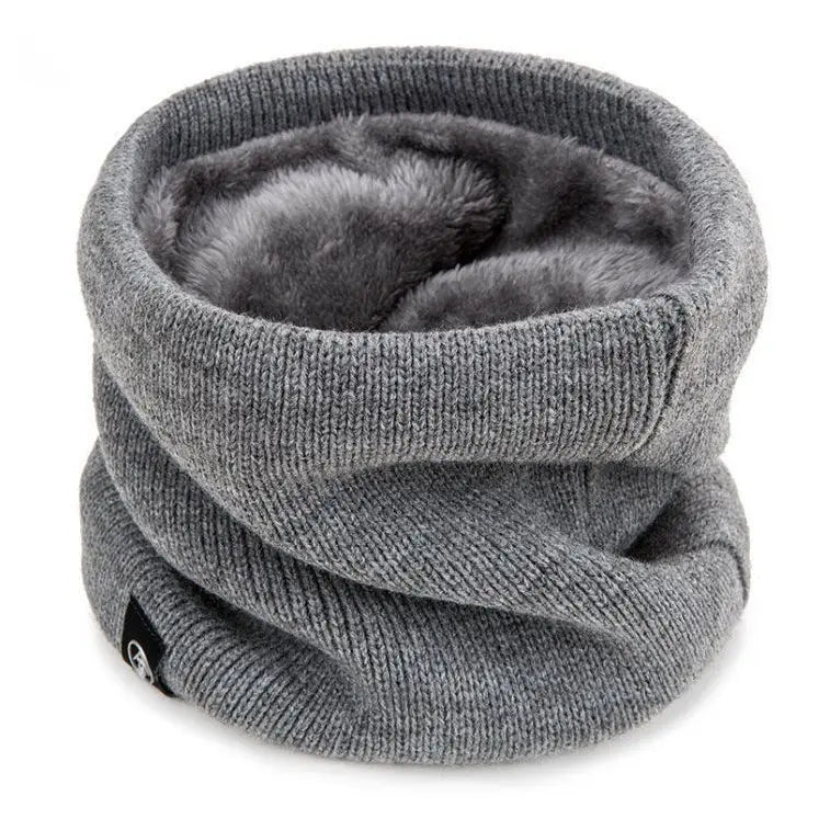 Fleece-Lined Winter Neck Warmer – Windproof Unisex Neck Gaiter