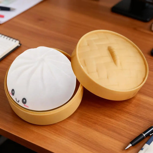 Steamed Bun Squishy Stress Toy | Fidget Sensory Squeeze Ball