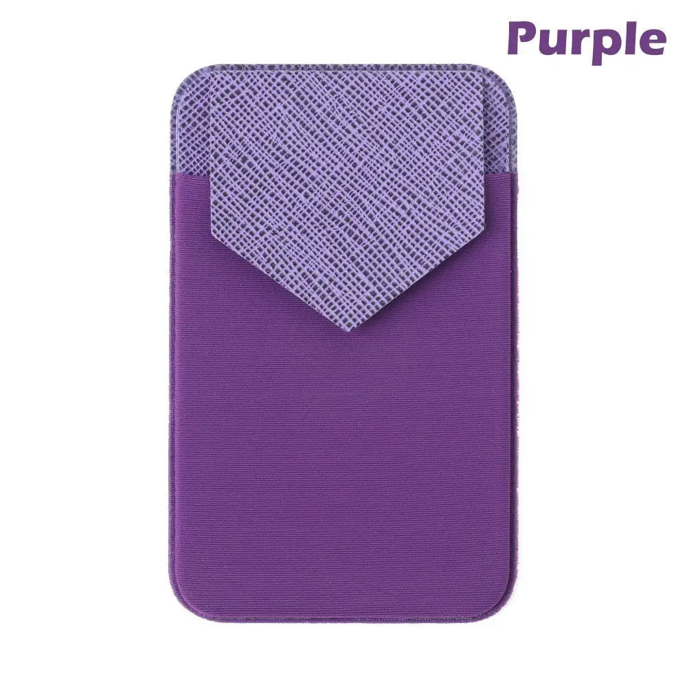 Stick-On Phone Card Holder – Silicone Phone Wallet Pocket