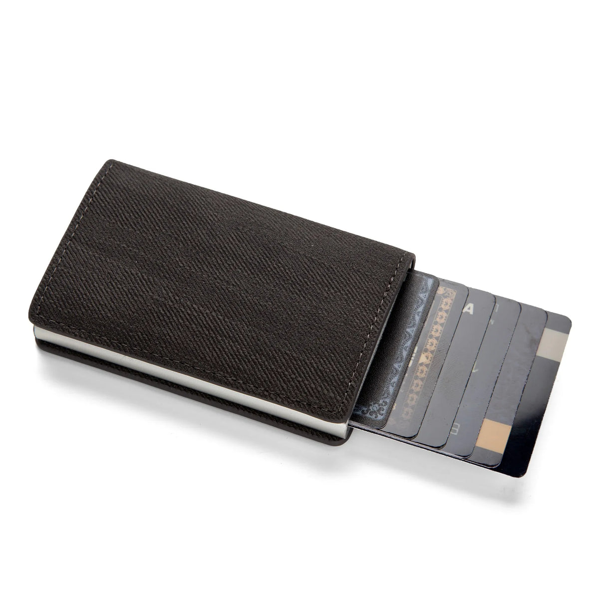 Pop-Up RFID Card Holder Wallet – Slim PU Leather Minimalist Wallet