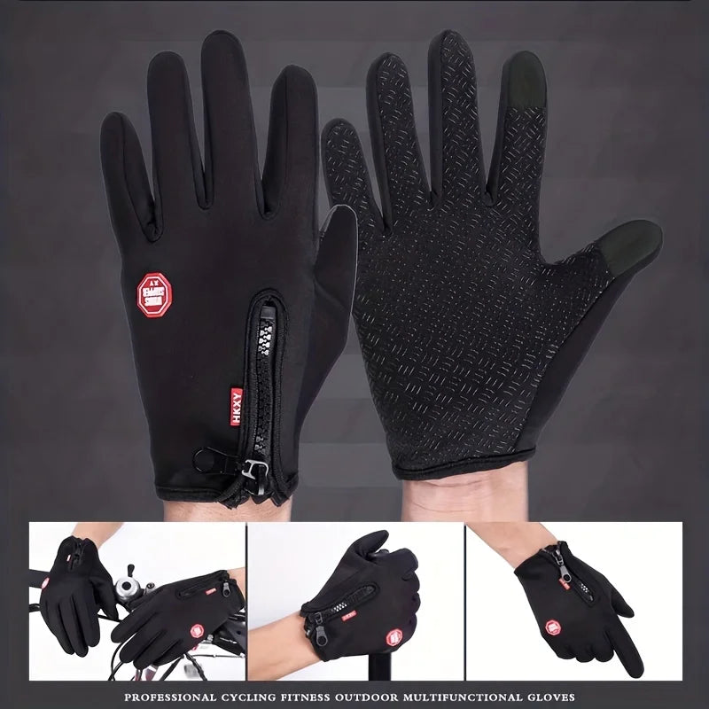 Unisex Non-Slip Windproof Touchscreen Gloves